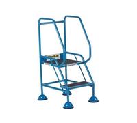 Climb-It Domed Feet Step - 2 Tread - Anti Slip - Blue