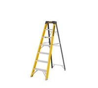 Climb-It Glass Fibre Swingback Stepladder; 6 Tread; 150kg Yellow/Black