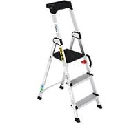 Climb-It Professional 3 Tread Step Ladder with Carry Handle Aluminium