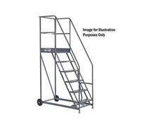 Climb-It Warehouse Safety Steps 600mm Platform 4 Tread Grey AHWS04GY