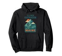 Climb Katahdin Shirt Hiking Mountain Adventure Trail Pullover Hoodie