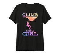 Climb Like A Girl Climbing Premium T-Shirt