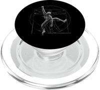Climb On Vitruvian Man Inspired Drawing Bouldering Climber PopSockets PopGrip for MagSafe