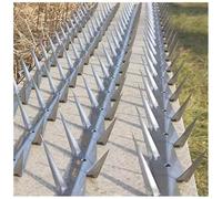 Climb Security Fence Spikes, Intrusion Wall Security Spikes, For Outdoor Theft And Cat Deterrence, Suitable For Gardens, Rooftops And Home Security (Silver)(B)