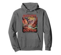 Climb the Red Rocks Zion National Park Pullover Hoodie