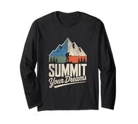 Climb The Summit of Your Dreams Motivation Long Sleeve T-Shirt