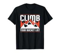 Climb Your Bucket List, Rock Climbing T-Shirt