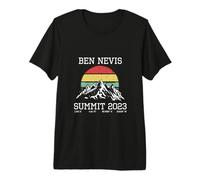 Climbed Ben Nevis Summit 2023 Hike Scottish Highlands Retro Premium T-Shirt