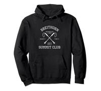 Climbed Breithorn Summit Club Hike Switzerland Italy Hiking Pullover Hoodie