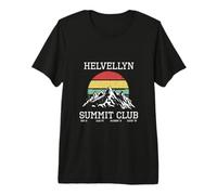 Climbed Helvellyn Summit Club Hike Lake District Sun Hiking Premium T-Shirt
