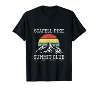Climbed Scafell Pike Summit Club Hike England UK Sun Hiking T-Shirt