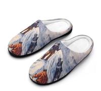 Climber Climb Climbing to The Top Mens Slipper Slip On Winter Warm House Slippers Shoes Indoor Outdoor