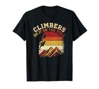 Climbers Do It On The Wall Rock Climbing T-Shirt