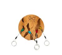 Yy Vertical Mountain Keychain Golden