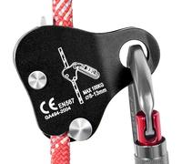 Climbing and lowering rope clamps, fall protection devices, suitable for rock climbing, mountain climbing, tree planting, exploration, fall rescue, and aerial operations (8-12mm)