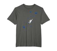 Climbing Boulder Wall Rock Climber Bouldering T-Shirt