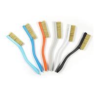 Climbing & Bouldering Brush with Natural Firm Boar's Hair Bristles and Durable Handle, Climbing Chalk Brush Designed for Ultimate Performance on Climbing Wall Indoor or Outdoor (Mixed 6 Colors)
