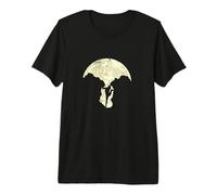 Climbing Bouldering in Front of the Big Moon Premium T-Shirt