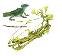 Climbing Branch for Reptiles, Soft Artificial Plants for Terrarium | Climbing Creepers 104 cm & Hiding Places for Enrichment of the Habitat for Frog Turtle Bernard the Hermit Mygale Dragon