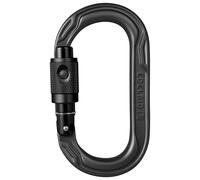Climbing carabiner Edelrid Oval Power 2500 Permalock Black One size