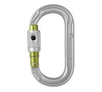Climbing carabiner Edelrid Oval Power 2500 Permalock Silver One size