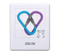 'Climbing Carabiner Hook Heart' Sliding Puzzle (PZ00035791)