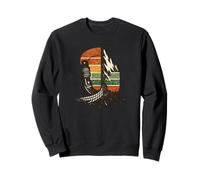 Climbing Carabiner Mountain Hiking Vintage Art Sweatshirt