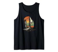 Climbing Carabiner Mountain Hiking Vintage Art Tank Top