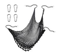Climbing Cargo Net | Double Layer Heavy-Duty Design Providing Maximum Toughness | Playground Safety Mesh, Anti-Fall Barrier, Outdoor Rock Climber Accessory, Four Additional Hooks Included for Secure I