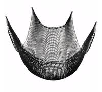 Climbing Cargo Net for Kids - Double Layers Heavy Duty Playground Safety Net, Outdoor Climbing Net for Treehouse Accessories, Backyard, Jungle Obstacle Training and Adventure(14.7x14.7ft),Black