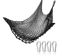 Climbing Cargo Net - Playground Cargo Nets, Climbing Net For Kids Outdoor Playground, Durable Polyester Material, Safe Load Capacity 500lbs, Foldable Play Nets With 4 Extra Safety Hooks For Fun