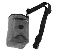 Climbing Chalk Bag and Zippered Pockets with Drawstring Closure | Lightweight Oxford Cloth Waist Pouch, Brush Holder and Belt, Sl rey Design for Indoor Fitness Activities