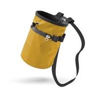 Climbing Chalk Bag, Drawstring Bouldering Chalk Bag Bucket with Adjustable Belt & Zippered Storage Pockets for Rock Climbing Bouldering