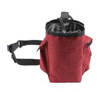 Climbing Chalk Bag with Adjustable Waist Belt and Zip Pocket, Outdoor Sports Bag for Bouldering, Gymnastics, Climbing Wall, Training - Robust Dust Bag with Drawstring, Practical Accessory for Da