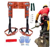 Climbing Crampons for Trees | Leather Work Crampons - Ergonomic Outdoor Accessories for Fruit Harvesting Survival Management Orchards Gardening Wood Cutting