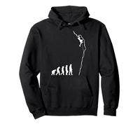 Climbing Evolution - Fun Bouldering Rock Climber Pullover Hoodie