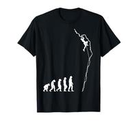 Climbing Evolution - Fun Bouldering Rock Climber T-Shirt