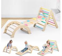 Climbing Frame,Baby Climbing Frame,Foldable Baby Climbing Toys Pikler Triangle Set (PJ-02135)