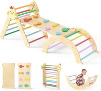 Climbing Frame,Baby Climbing Frame,Foldable Baby Climbing Toys Pikler Triangle Set (PJ-02137)