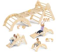 Climbing Frame,Baby Climbing Frame,Foldable Baby Climbing Toys Pikler Triangle Set (PJ-02138)