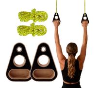 Climbing Grip Trainer Board - Natural Timber 3.15x0.98x4.17in, Compact Finger Exerciser, Upper Body Conditioning, Indoor Workout Tool | Climbing Grip Trainer Board Supports Skill Athlete Development