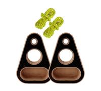 Climbing Grip Trainer Board - Wood Finger Conditioning Panel, Strength Endurance Device, Hold Training surfaces, Body Performance Enhancer | Men Women Fitness Indoor Workout Practice Use X