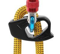 Climbing Hand Ascender Arborist Shock-Absorbing Rappelling Gear, Non-slip Heavy-Duty Fall Protection Device for Mountain Rescue Forestry Work