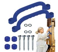 Climbing Handles | Safety Hand Grips - Rustproof Handle Bars Reusable Supplies for Backyard Outdoor Adventure Gym Playground Indoor Climbing School
