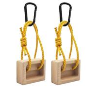 Climbing Hangboard 1 Pair of Wooden Fingerboard for Training | Climbing board to improve grip for indoor outdoor climbers on door and play area