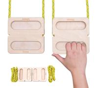 Climbing Hangboard 2 Pieces Grip Trainer Equipment, Athletes Home Gym