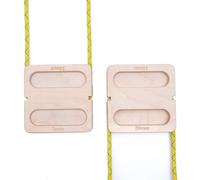 Climbing Hangboard - Climbing Finger Board | 2-Piece Set | Training Equipment | Climbing Grip Trainer Hangboard for Women, Men, Athletes, Beginners, Professionals | Gym, Home, Garage | Rainy Day