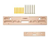 Climbing Hanging Boards - Rock Climbing Hanging Wood | Wooden Finger Lock Board | Door Mounted Climbing Pull Up Bar | Climbing Handle Frame for