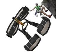 Climbing Harness | Adjustable Roof Harness - Mountaineering Accessories For Work Via Ferrata Roofing Hunting Tree Felling Wall Caving Emergency