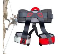 Climbing Harness | Safety Equipment with Adjustable Belt and Leg Straps | Safety Harness for Covers | for Double Rope Descent and Rescue Alpine Fire